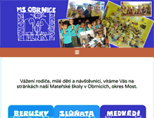 Tablet Screenshot of msobrnice.cz